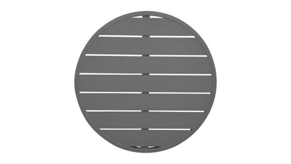 Bolero Bolero Aluminium Round Table Top Dark Grey 580mm FX037