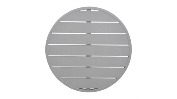 Bolero Bolero Aluminium Round Table Top Light Grey 580mm FX038