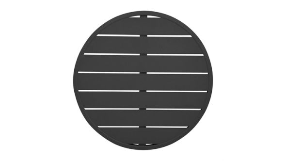 Bolero Bolero Aluminium Round Table Top Black 580mm FX039