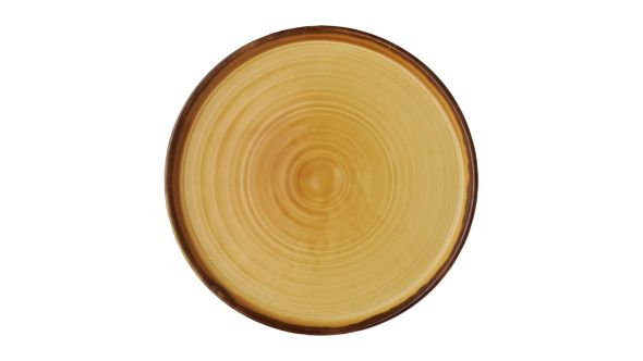 Dudson Harvest Walled Plates Mustard 210mm (6 Pack) HVMUWP211