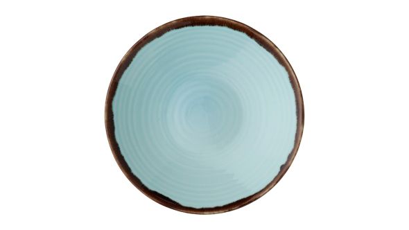 Dudson Harvest Organic Coupe Bowls Turquoise 250mm (12 Pack) HVTQDC251