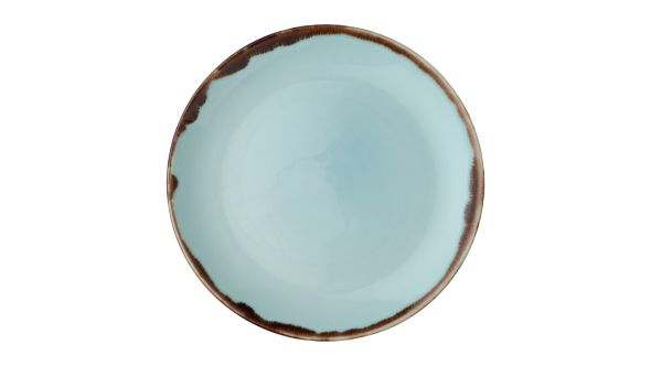 Dudson Harvest Coupe Plates Turquoise 217mm (12 Pack) HVTQEVP81