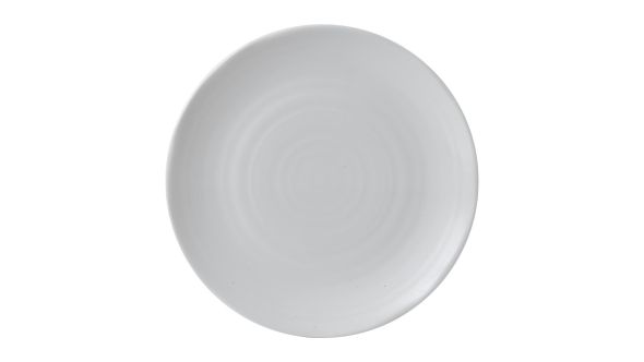 Dudson White Organic Coupe Plates 230mm (12 Pack) WHDUDU231