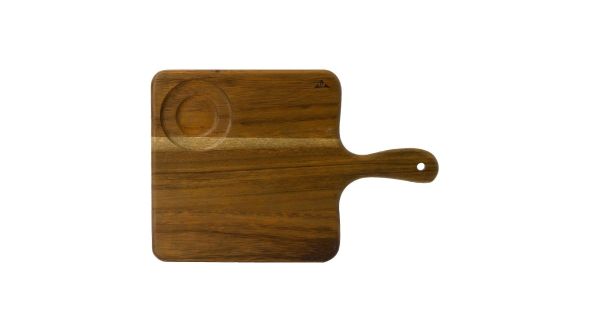 Dudson Acacia Wood Square Handled Boards 380x355mm (4 Pack) ZDUWSQT11