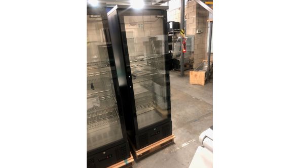 Blizzard 267166579 GRADED-01142-BAR10 Upright Single Hinged Glass Door Bottle Cooler