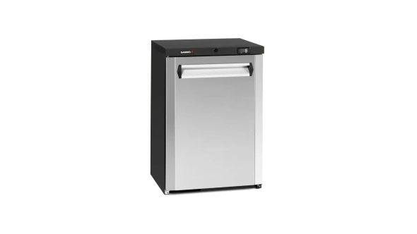 Gamko LG3-150RCS Maxiglass Low Height Stainless Steel Door Bottle Cooler, 125 Litres