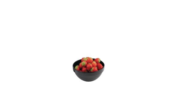 APS Frames Black 0.5Ltr Melamine Bowl 83701