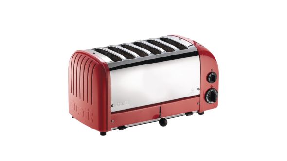 Dualit 6 Slice Vario Toaster Red 60154