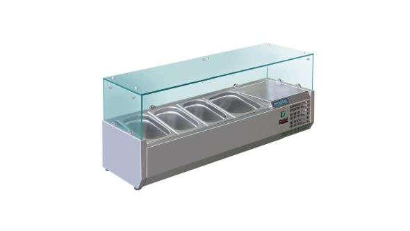 Polar G-Series Countertop Prep Fridge 3x 1/3GN & 1x 1/2GN