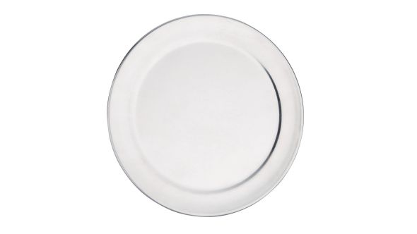 Vogue Aluminium Pizza Tray Wide Rim 10in