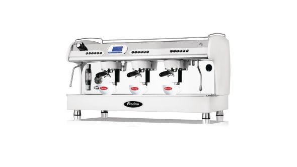 Fracino PID Espresso Coffee Machine 3 Group White PID3