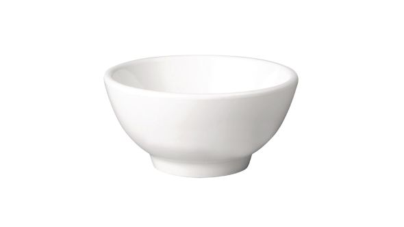 APS Pure Melamine White Round Mini Bowl 55mm 83450