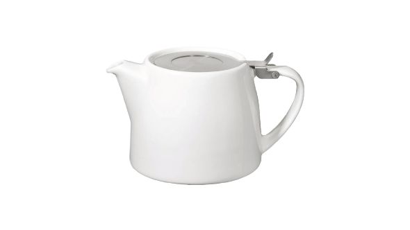 Forlife Stump Teapot White 530ml DWHTPOT