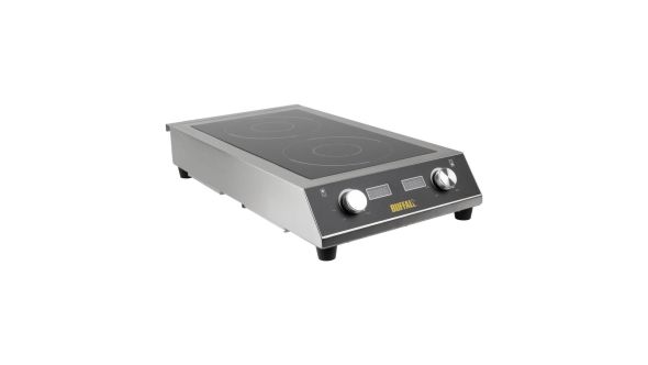 Buffalo Heavy Duty Double Induction Hob 7kW