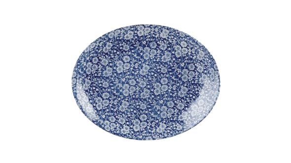 Churchill Vintage Prints Oval Plates Prague Victorian Calico Print 317mm (6 Pack) CAP OP121