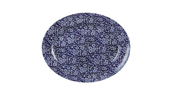 Churchill Vintage Prints Oval Dishes Willow Print 365mm (6 Pack) CAW RD141