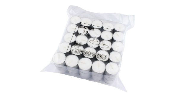 Olympia 8 Hour Tealights (75 Pack) CY2375