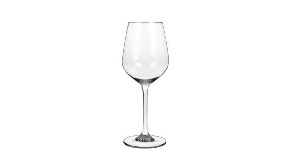 Olympia Chime Crystal Wine Glasses 365ml (6 Pack) G111.1713
