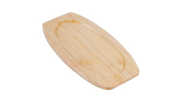 Olympia Hevea Board for Cast Iron Sizzle Platter 315x170mm for GG133 ST17629R