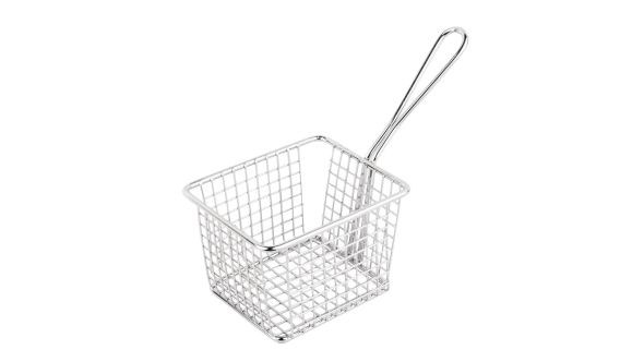 Olympia Chip basket Square with handle Large CMH32