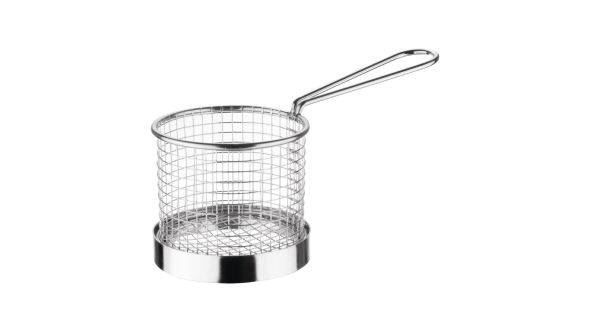 Olympia Chip Basket Round with Handle 95mm MM001