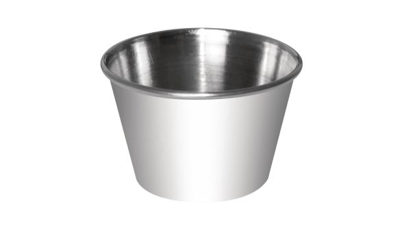 Olympia Stainless Steel 70ml Sauce Cups (12 Pack) SFS-I A 2.5