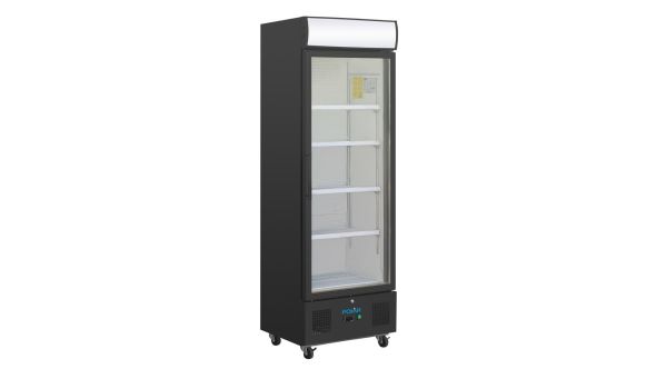 Polar G-Series Upright Display Fridge 368Ltr Black
