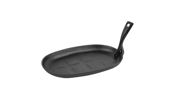 Olympia Cast Iron Oval Sizzle Platter 280mm XG917