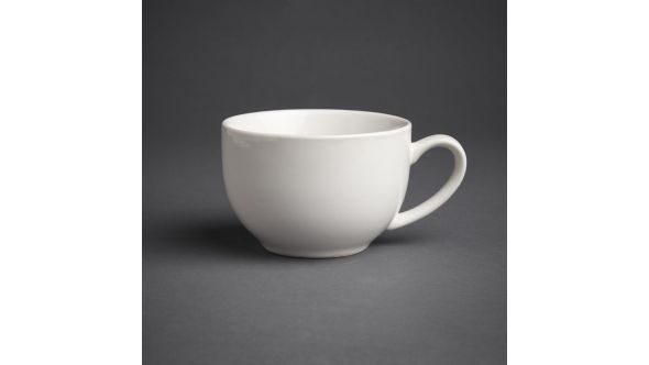 Olympia Cafe Cappuccino Cups White 340ml (12 Pack) GK077