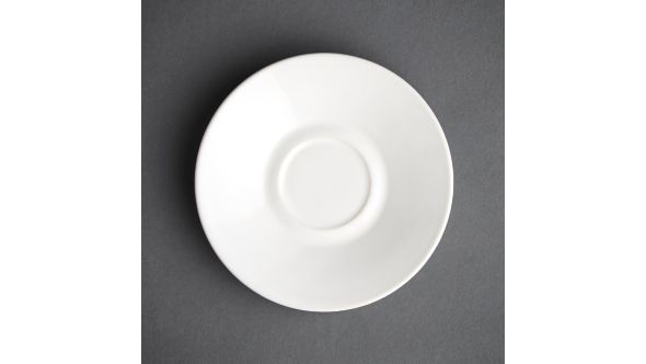 Olympia Cafe Espresso Saucers White (12 Pack) GK086