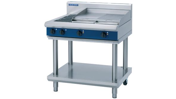 Blue Seal Evolution Cooktop 2 Element/Griddle Electric on Stand 900mm E516B-LS