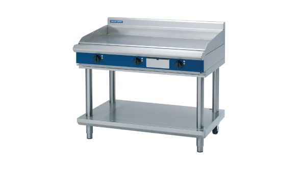 Blue Seal Evolution Chrome Griddle with Leg Stand Electric 1200mm EP518-LS