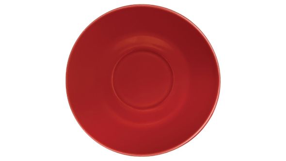Olympia Cafe Saucers Red 158mm (12 Pack) GL047
