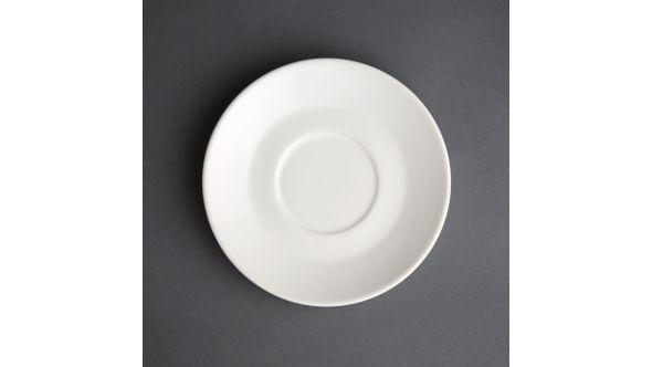 Olympia Cafe Saucers White 158mm (12 Pack) GL048
