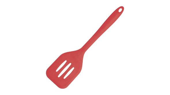 Vogue Silicone Flexible Slotted Spatula 31cm