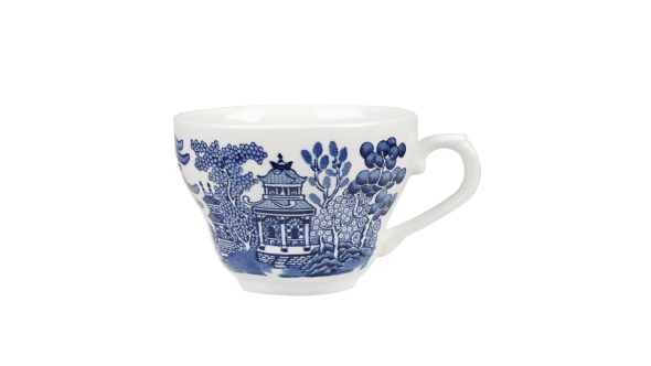 Churchill Vintage Prints Willow Georgian TeaCups Blue 200ml (12 Pack) BWL GTC71