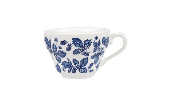 Churchill Vintage Prints Georgian TeaCups Blue 200ml (12 Pack) BBA GTC71