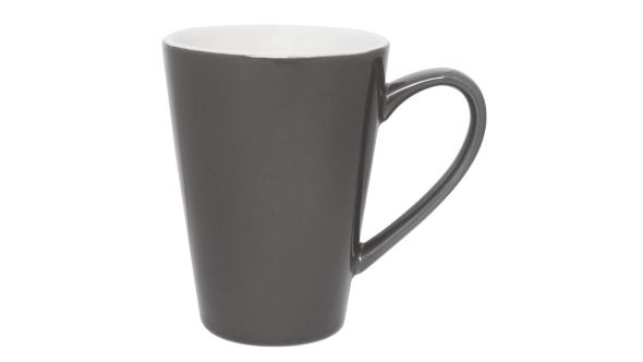 Olympia Cafe Latte Cups Charcoal 340ml (12 Pack) GL488