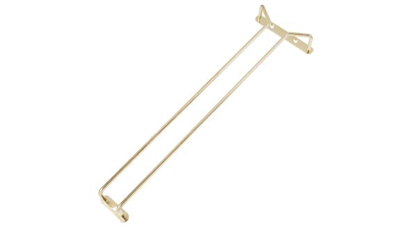 Beaumont Brass Wine Glass Rack 410mm GH-16G