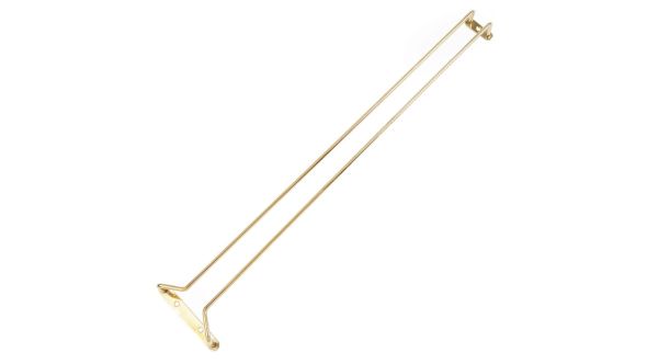 Beaumont Brass Wine Glass Rack 609mm GH-24G