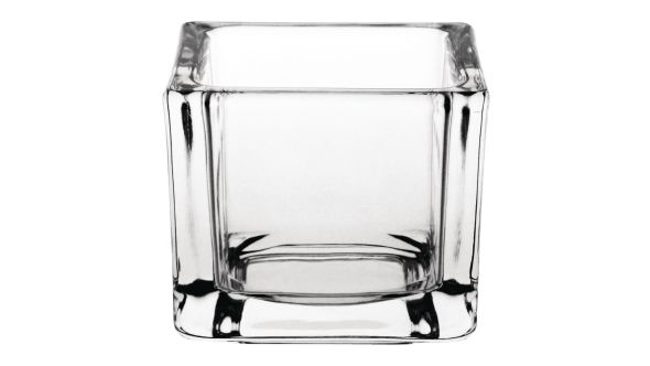 Olympia Glasses Tealight Holders Square Clear (6 Pack) LT0006