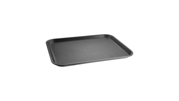 Olympia Kristallon PP Rectangular Non-Slip Tray Black 355x455mm 1418BF