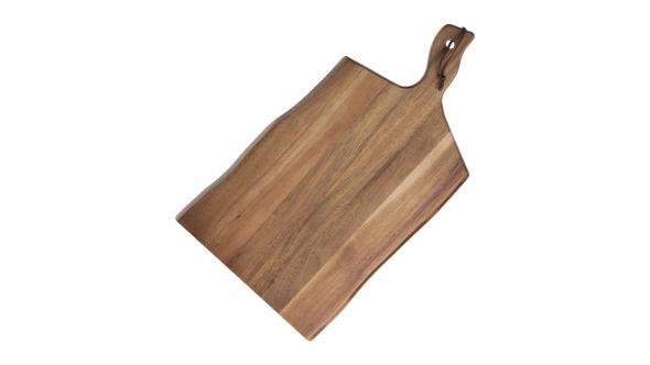 Olympia Acacia Wood Wavy Handled Wooden Board Large 355mm CB107244A