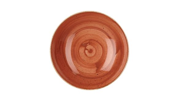 Churchill Stonecast Round Coupe Bowls Spiced Orange 182mm (12 Pack) SSOSEVB71