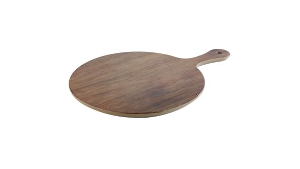 APS Oak Effect Round Handled Pizza Paddle Board 300mm 84177