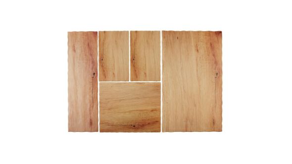 APS Oak Effect Melamine Tray GN 2/4 84209