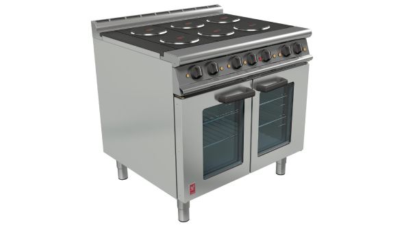 Falcon Dominator Plus 6 Hotplate Oven Range with Fan Assisted Oven E3101 OTC