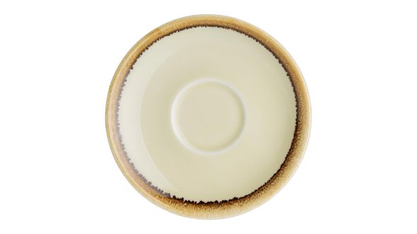 Olympia Kiln Espresso Saucers Sandstone 115mm (6 Pack) GP329