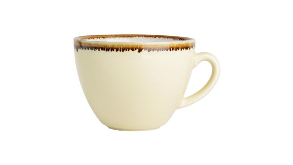 Olympia Kiln Cappuccino Cups Sandstone 230ml (6 Pack) GP330