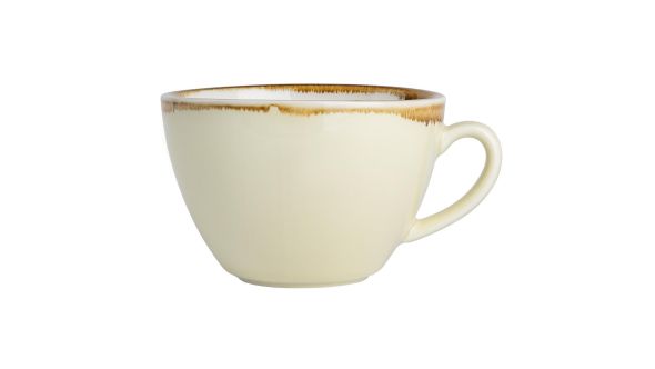 Olympia Kiln Cappuccino Cups Sandstone 340ml (6 Pack) GP332